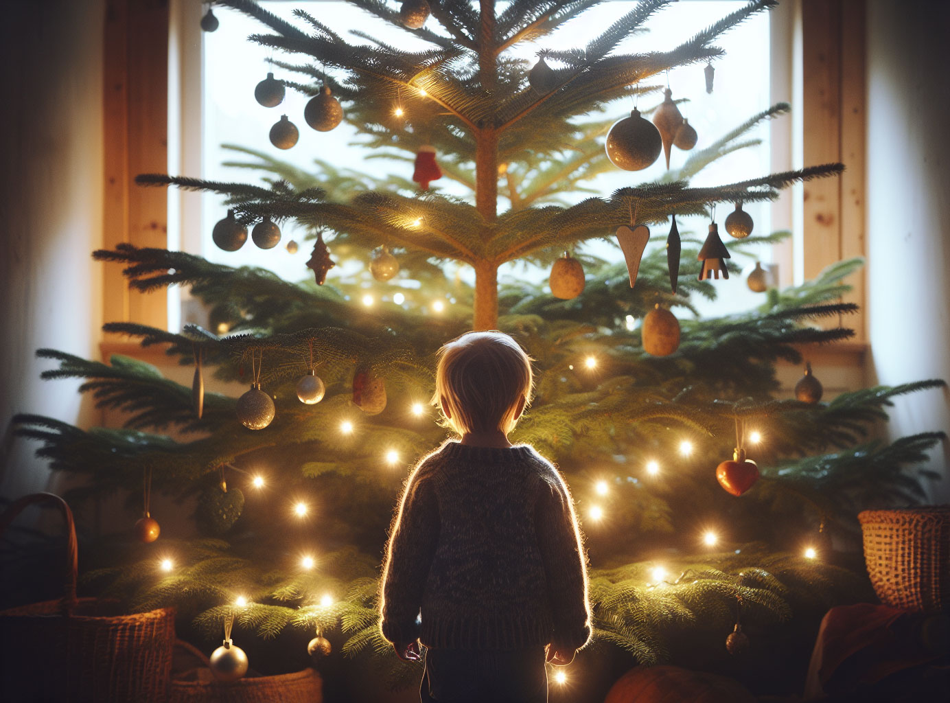 Person, Weihnachtsdekorationen, Christbaumschmuck, Festival, Baum